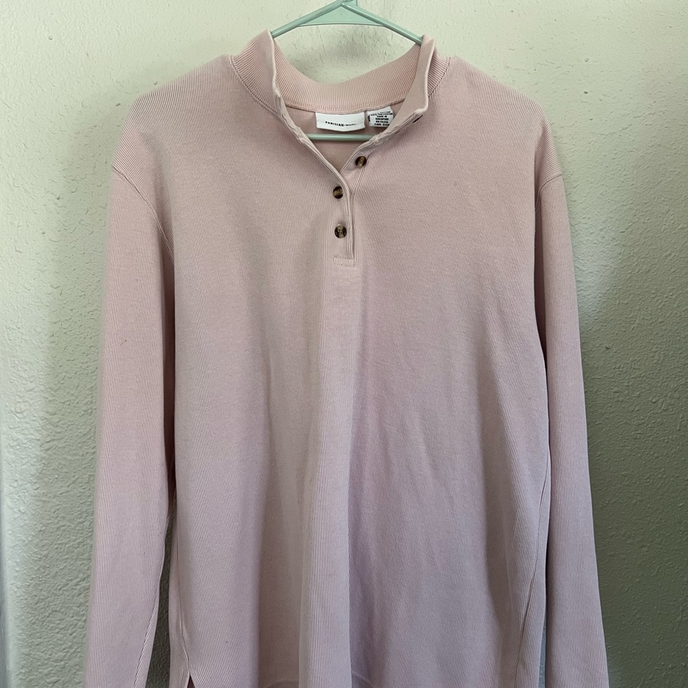 Vintage Parisian Works Long-Sleeve Polo